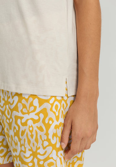 Sleep And Lounge Relaxed V-Neck Top | Quartz 74842-2121